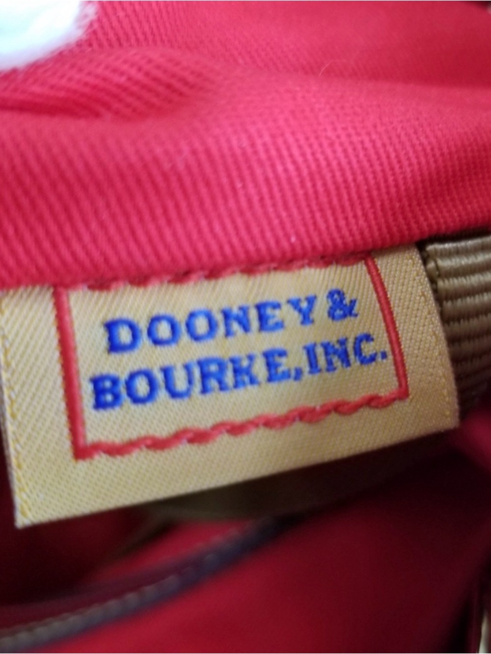 Dooney & Bourke Claremont Leather Drawstring Bag EUC - Picture 12 of 15